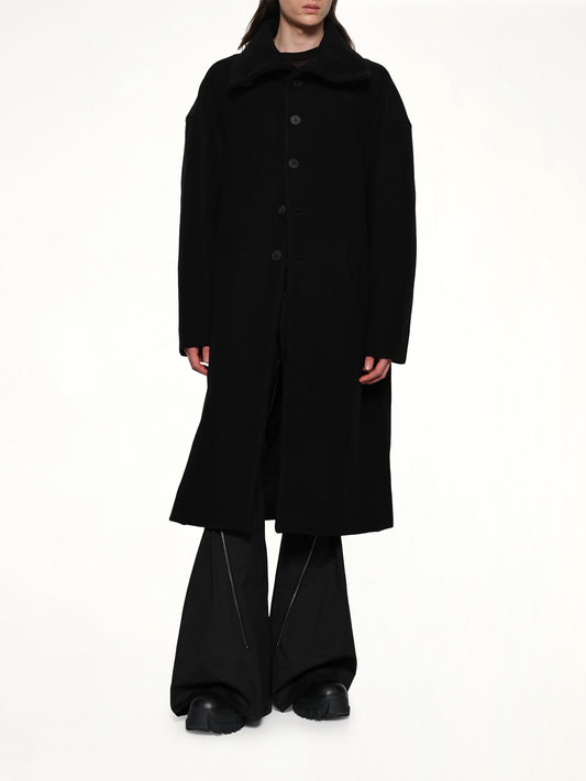 Dracucollar Coat in Black