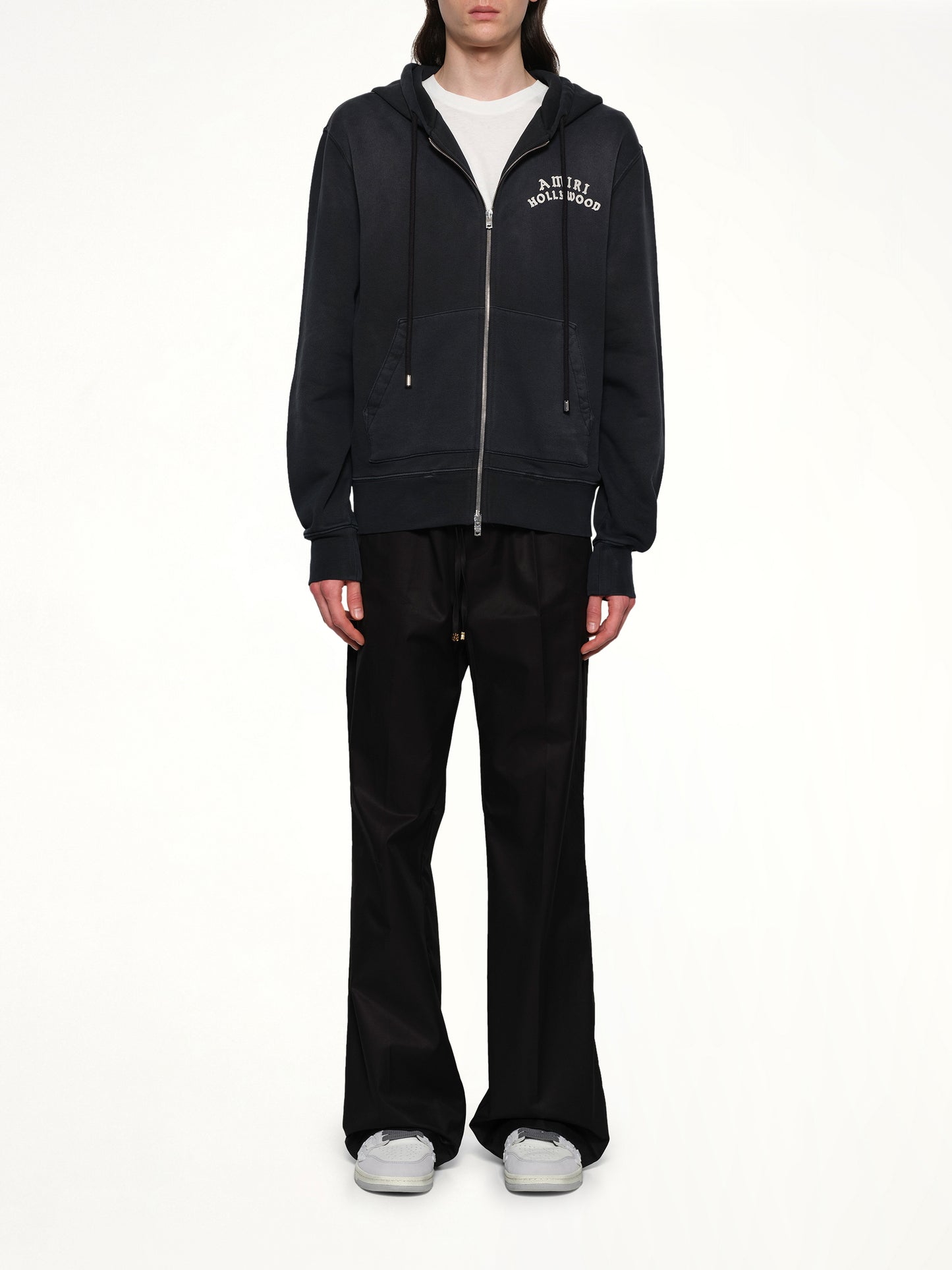 Amiri Hollywood Zip Hoodie in Black