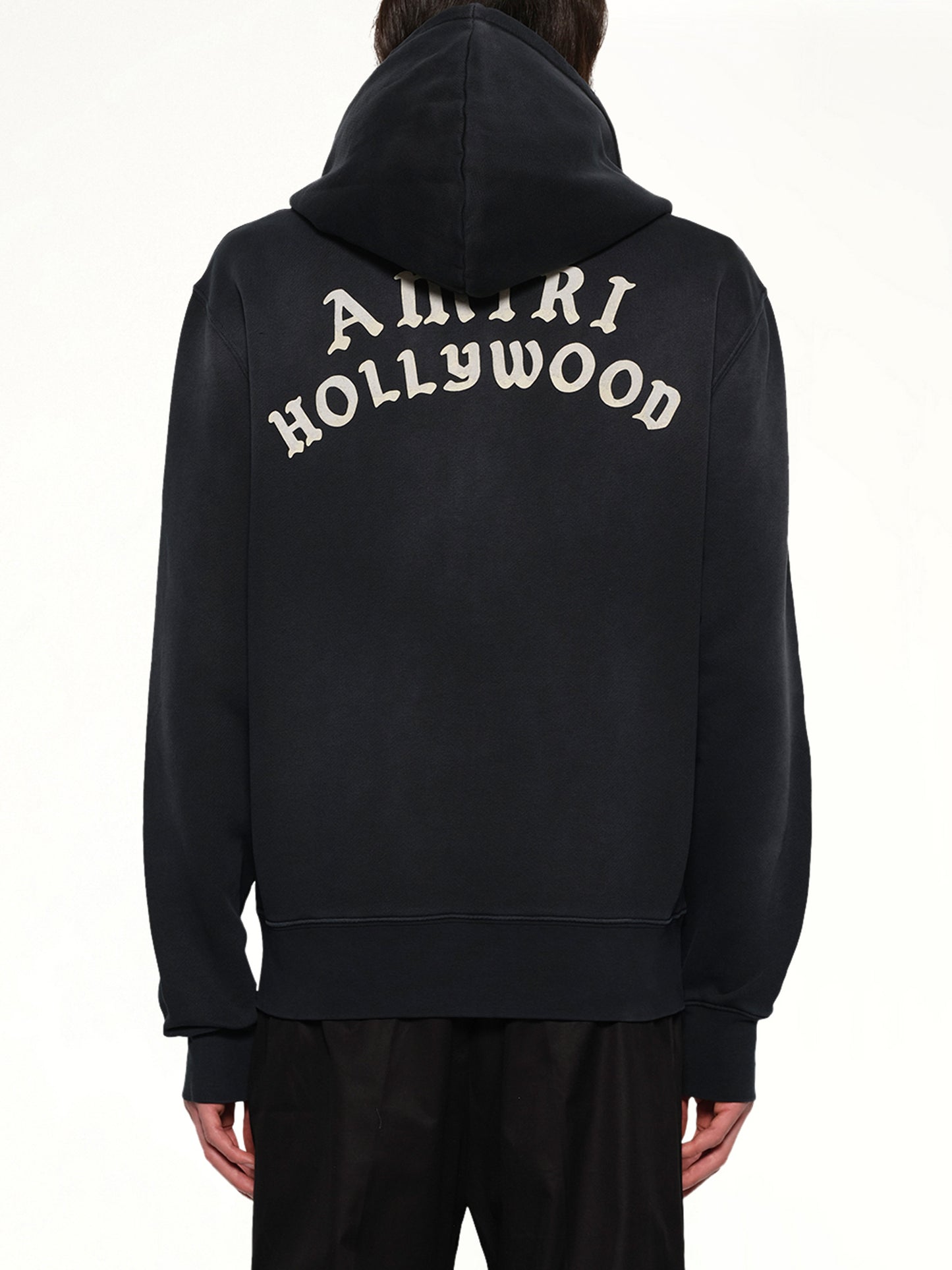 Amiri Hollywood Zip Hoodie in Black
