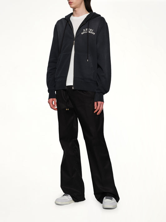 Amiri Hollywood Zip Hoodie in Black
