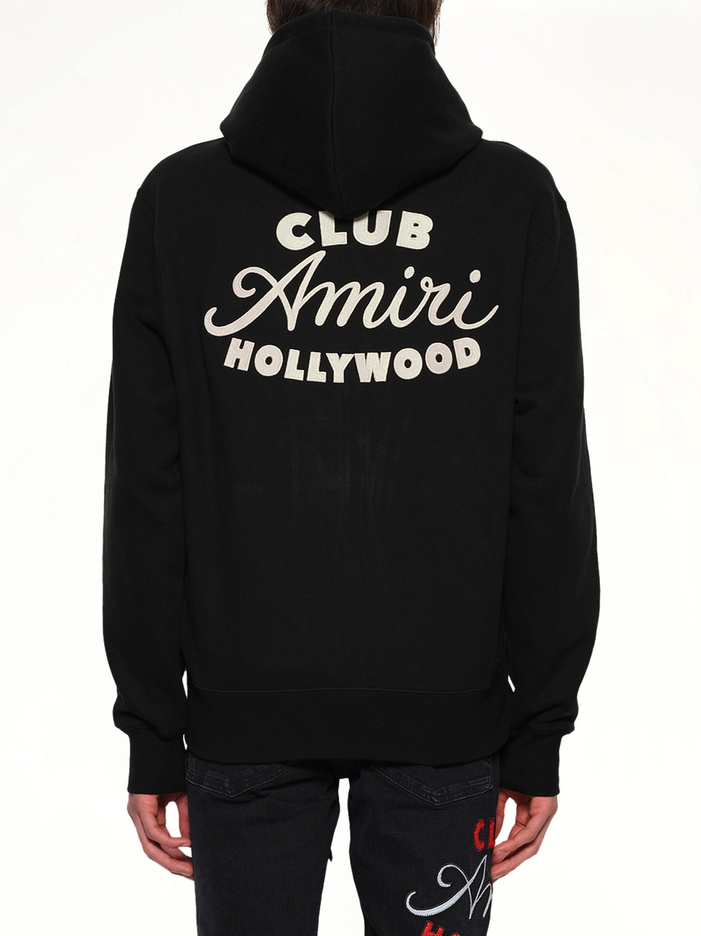 Club Amiri Zip Hoodie in Black