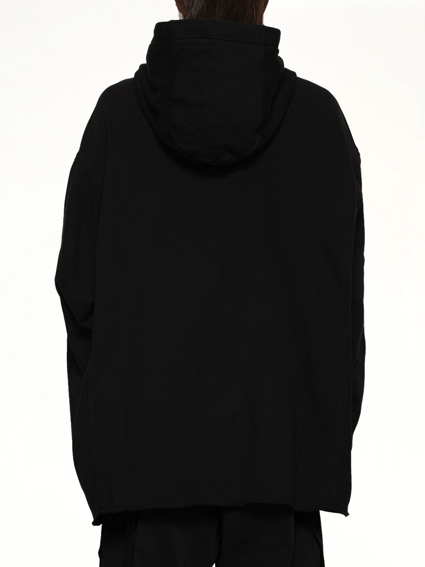 Head Print Peter Hoodie in Black/Pearl