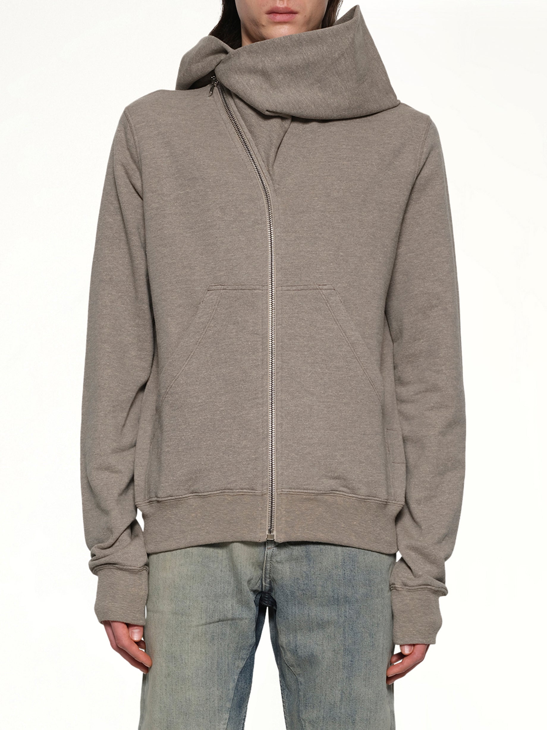 Mountain Hoodie in Melange Grey