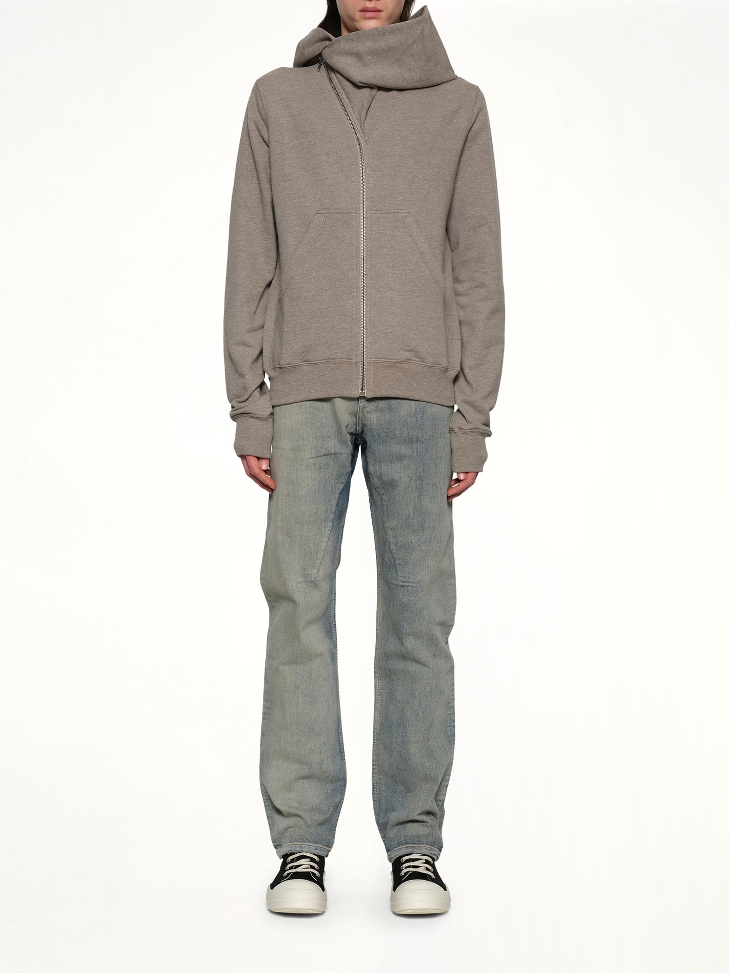 Mountain Hoodie in Melange Grey