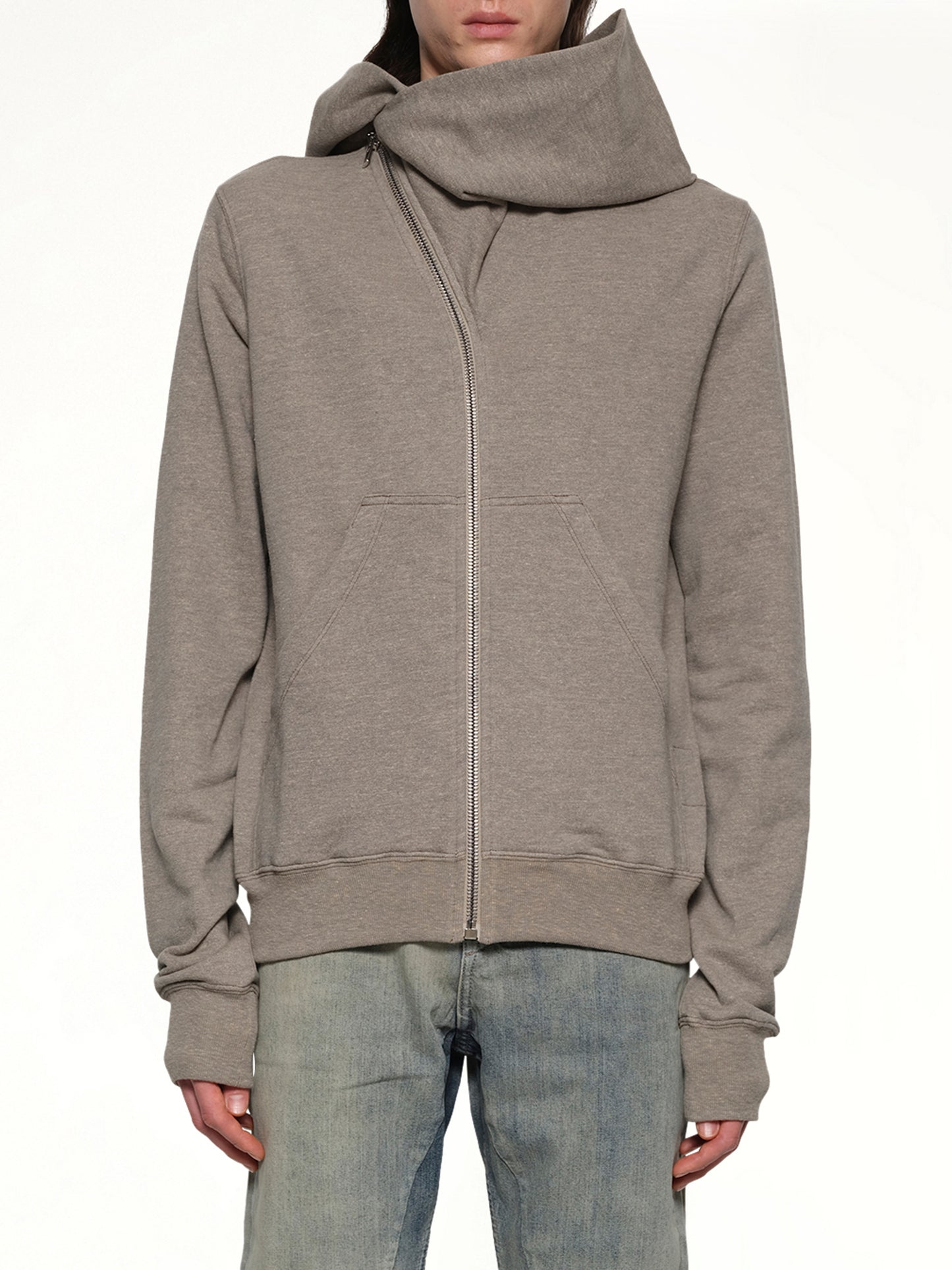 Mountain Hoodie in Melange Grey