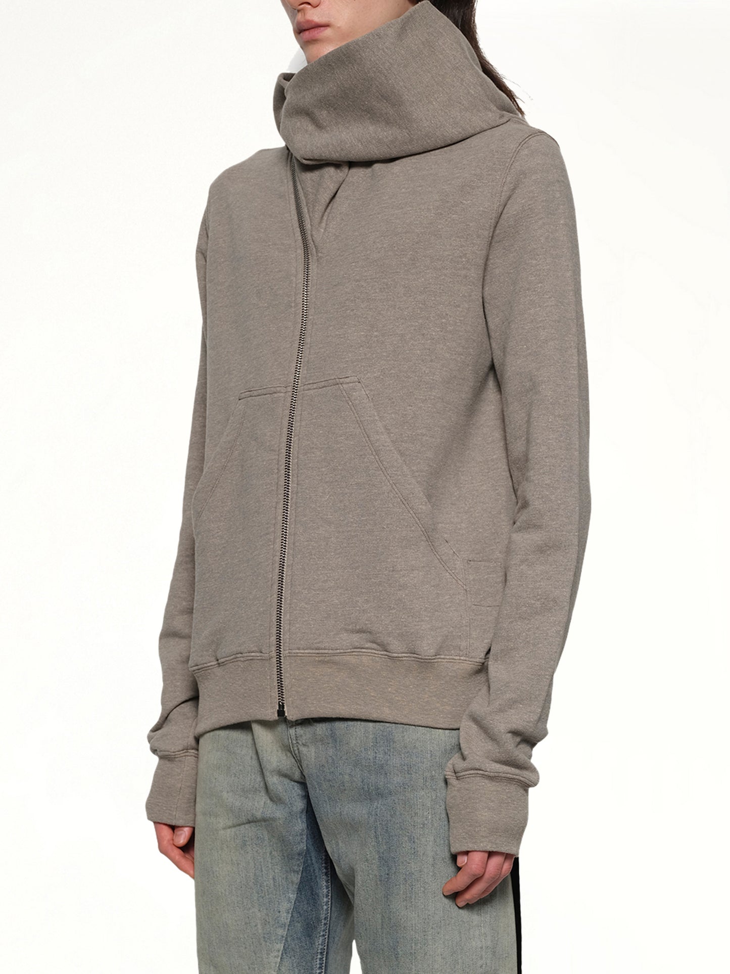 Mountain Hoodie in Melange Grey