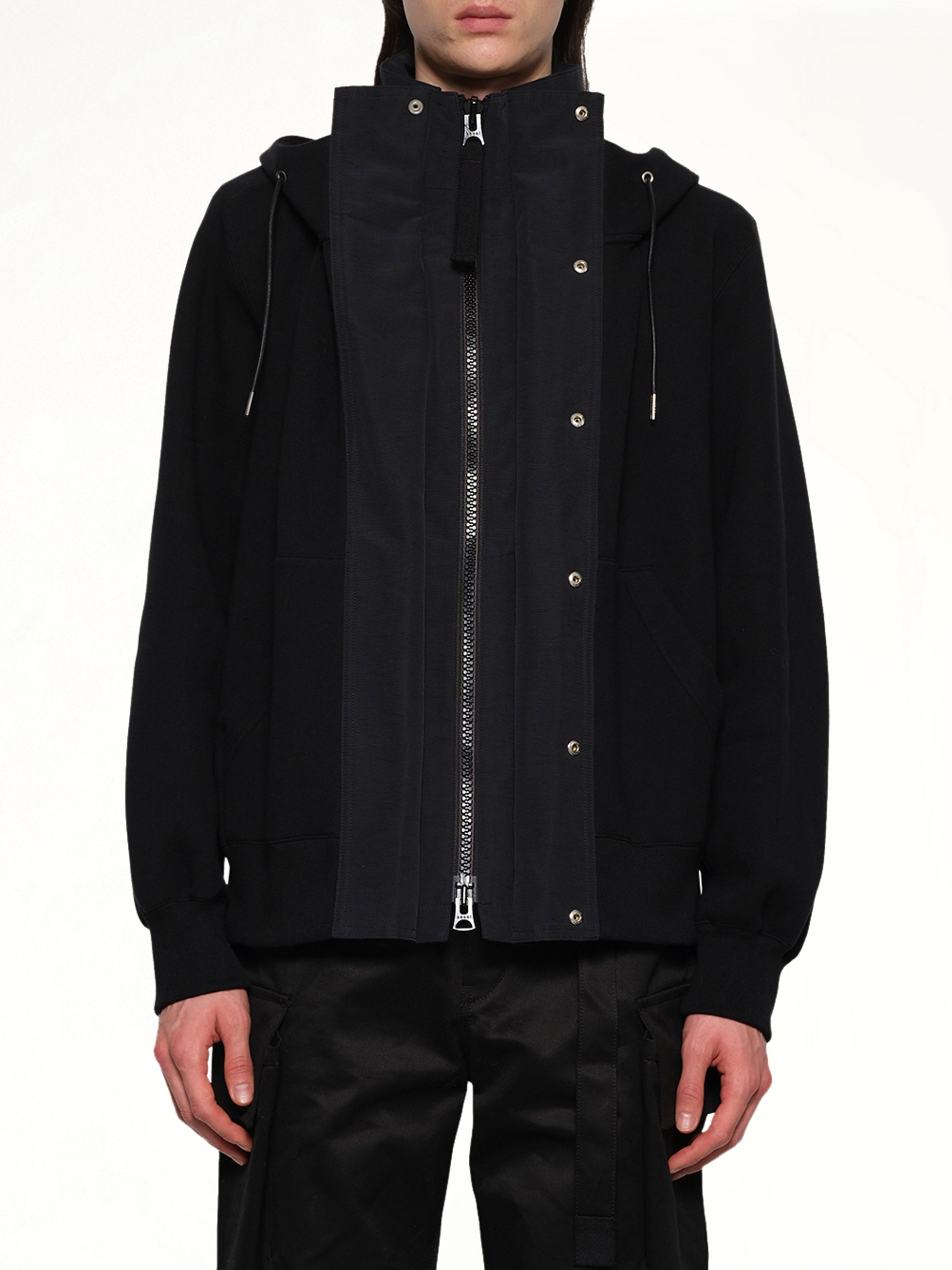 Sponge Sweat x Grosgrain Hoodie in Black