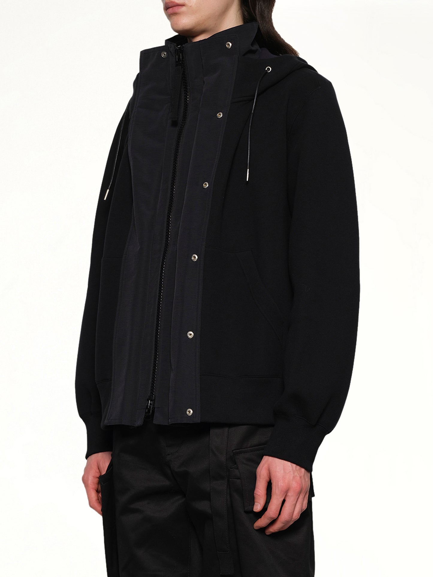 Sponge Sweat x Grosgrain Hoodie in Black