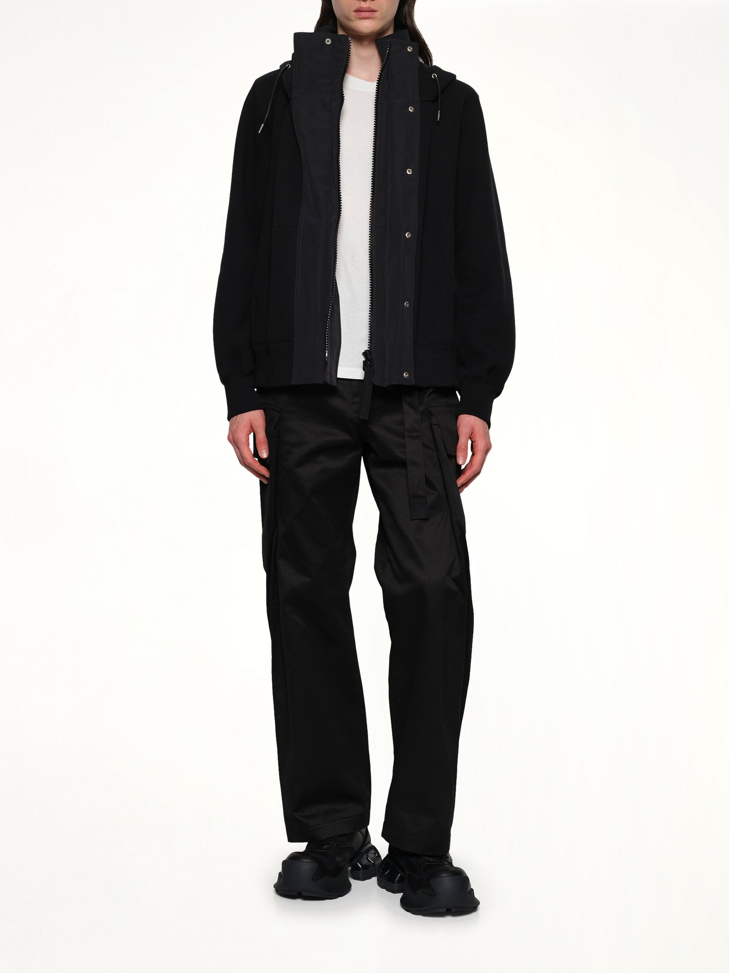 Sponge Sweat x Grosgrain Hoodie in Black