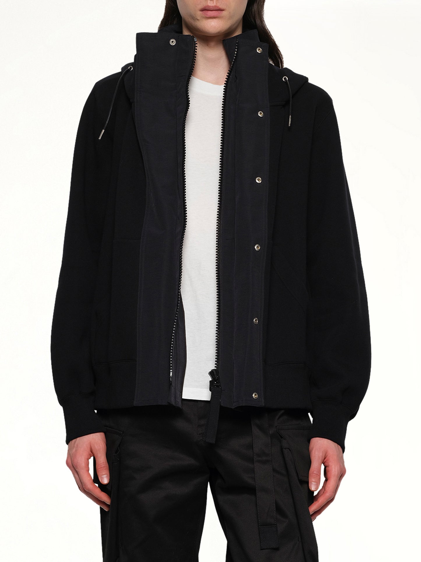 Sponge Sweat x Grosgrain Hoodie in Black