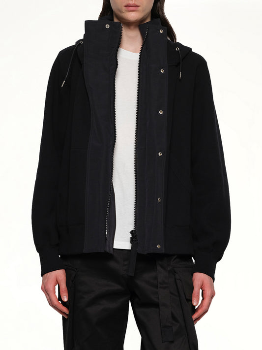 Sponge Sweat x Grosgrain Hoodie in Black