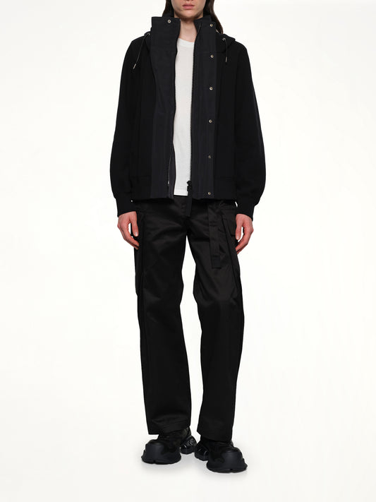 Sponge Sweat x Grosgrain Hoodie in Black