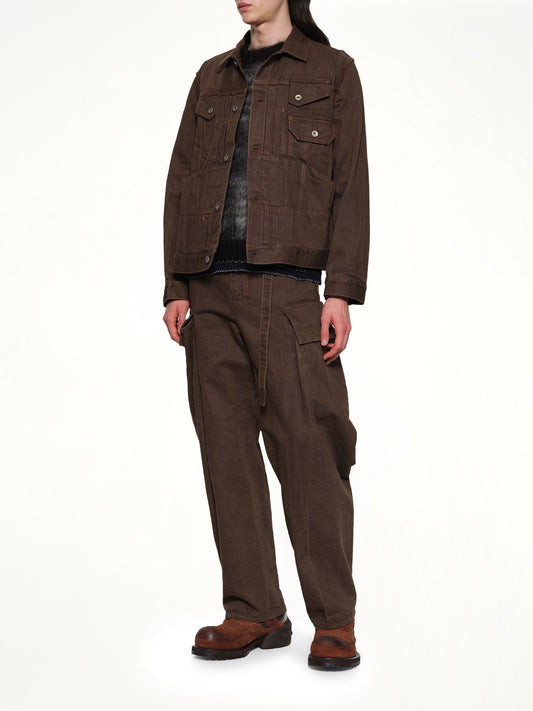 Denim Jacket in Brown