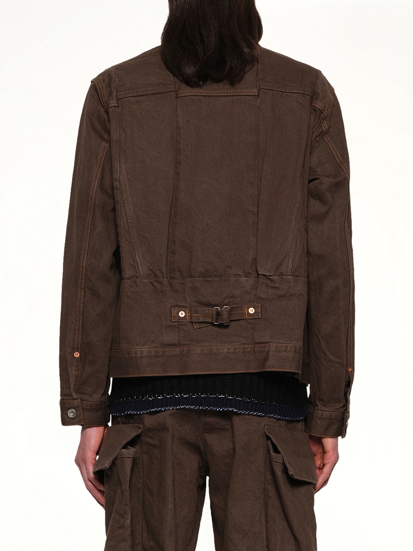 Denim Jacket in Brown