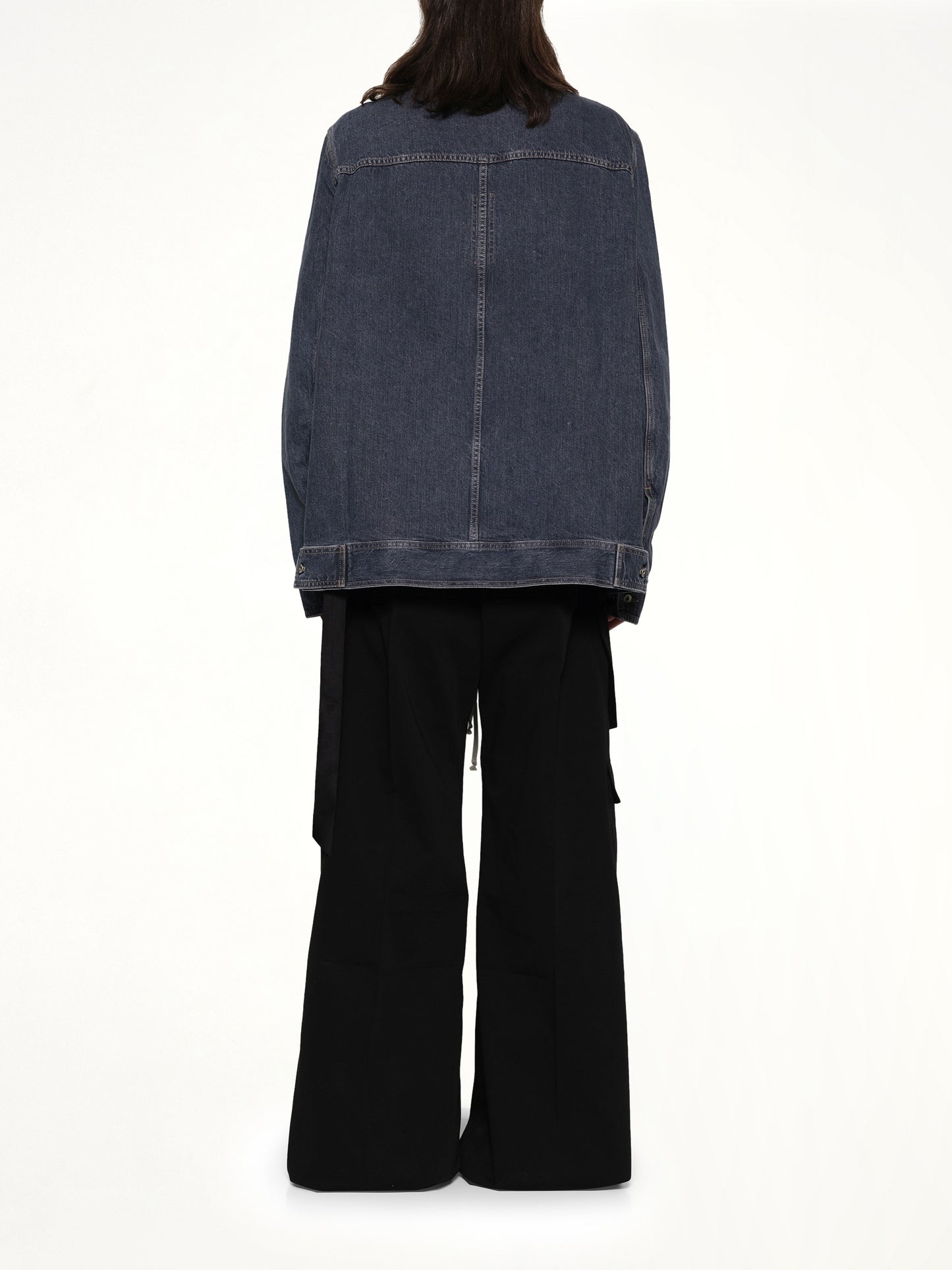 Lido Worker Jacket in Washed Grey