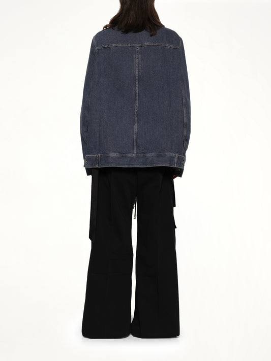 Lido Worker Jacket in Washed Grey