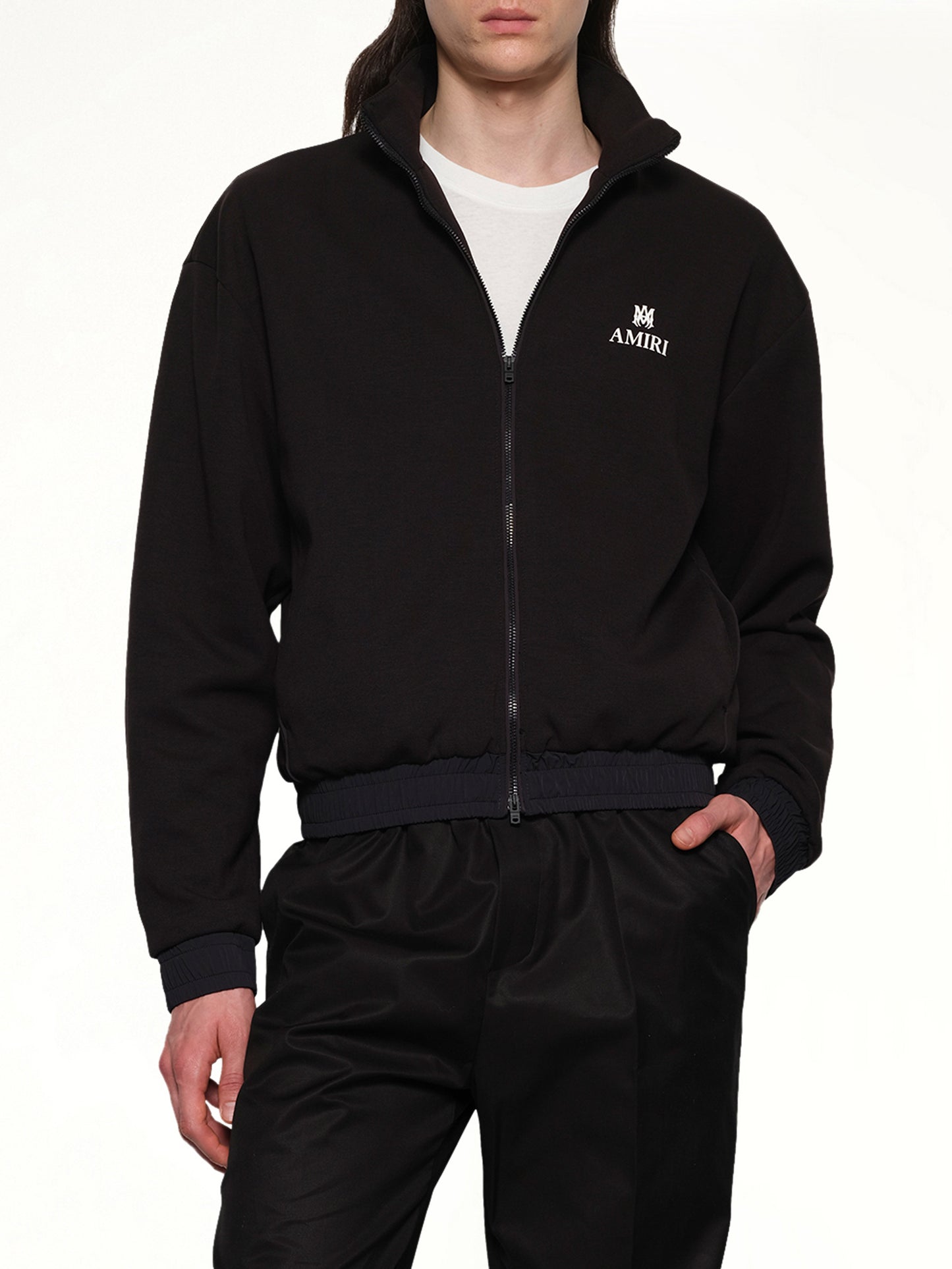 Lounge Track Jacket in Black