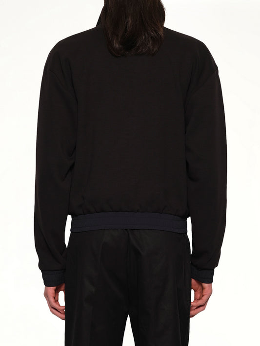 Lounge Track Jacket in Black