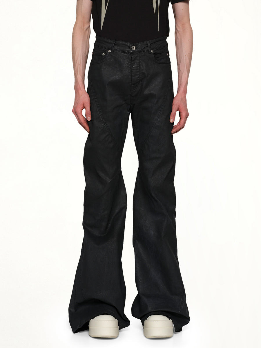 Bias Bootcut in Black Wax