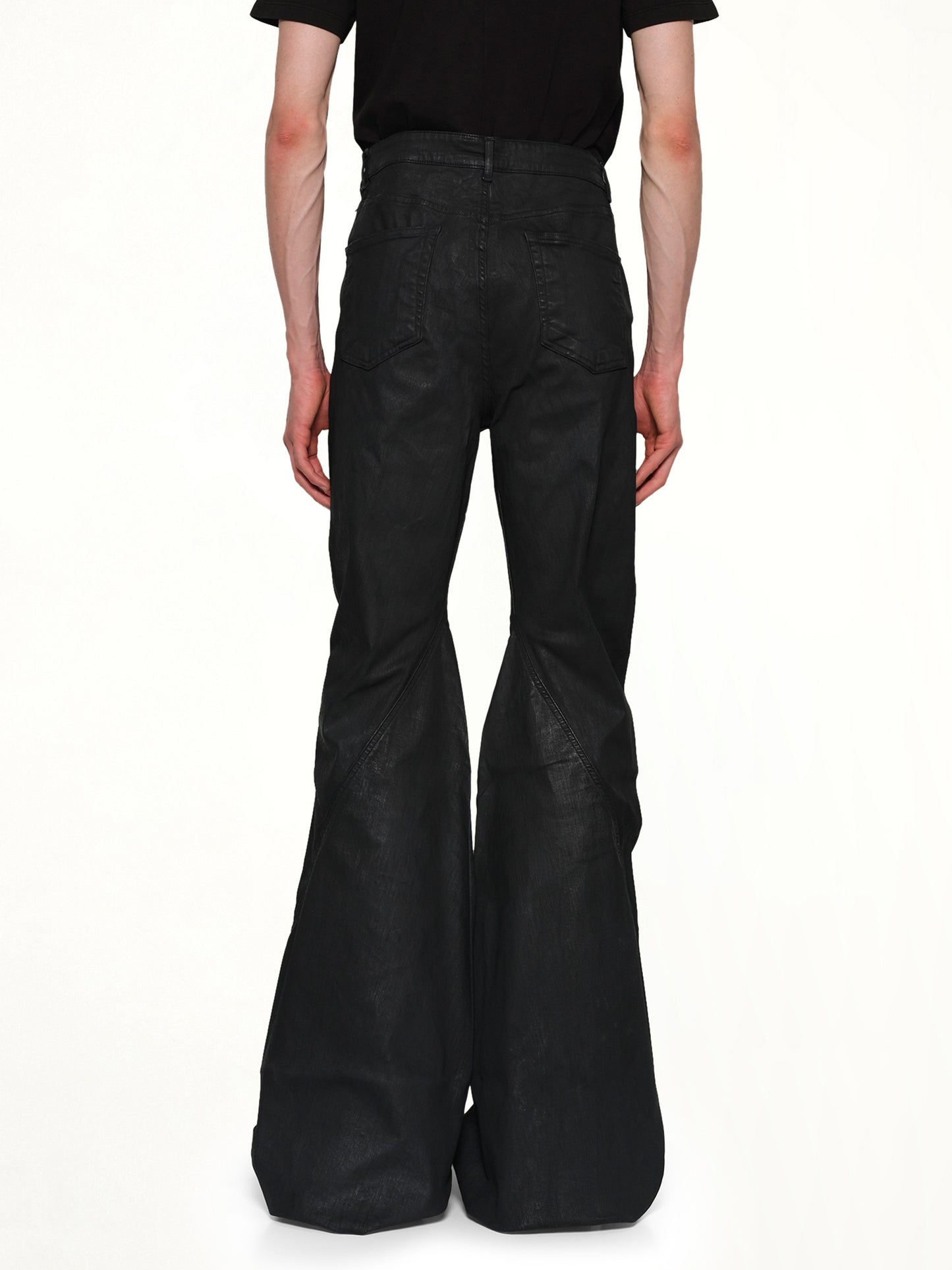 Bias Bootcut in Black Wax