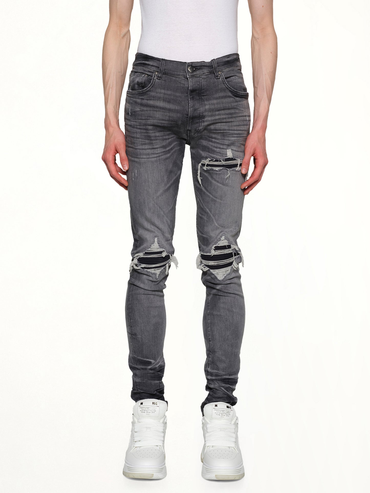 Suede MX1 Jeans in Storm Grey