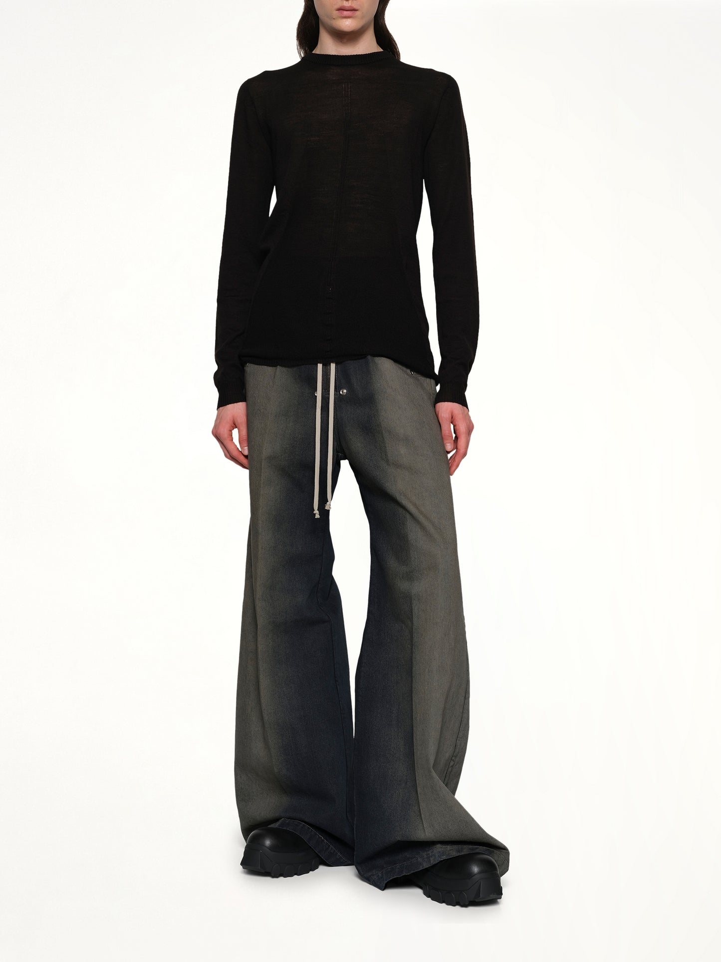 Wide Bela Pants in Darkdust Degrade