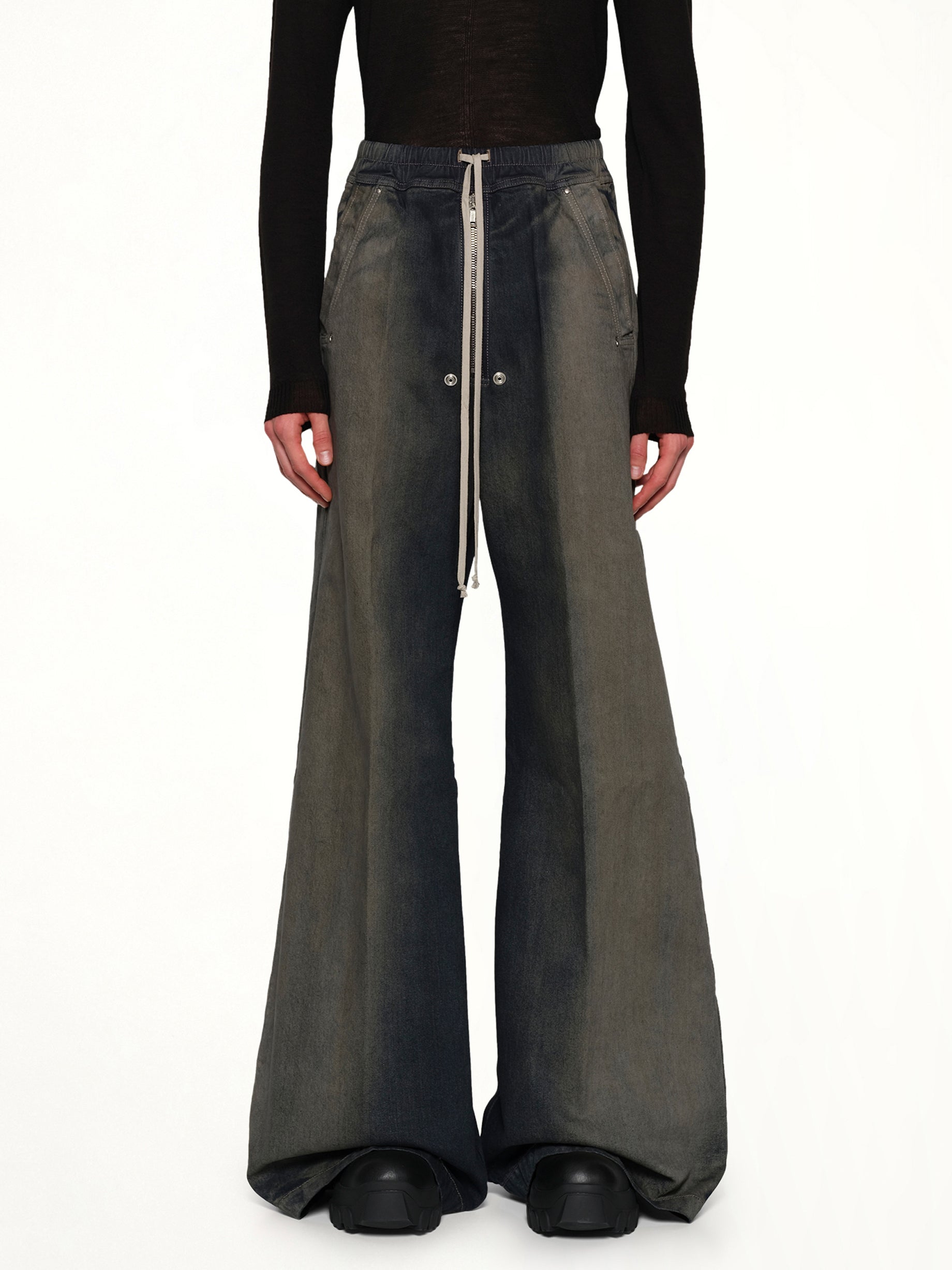 Wide Bela Pants in Darkdust Degrade
