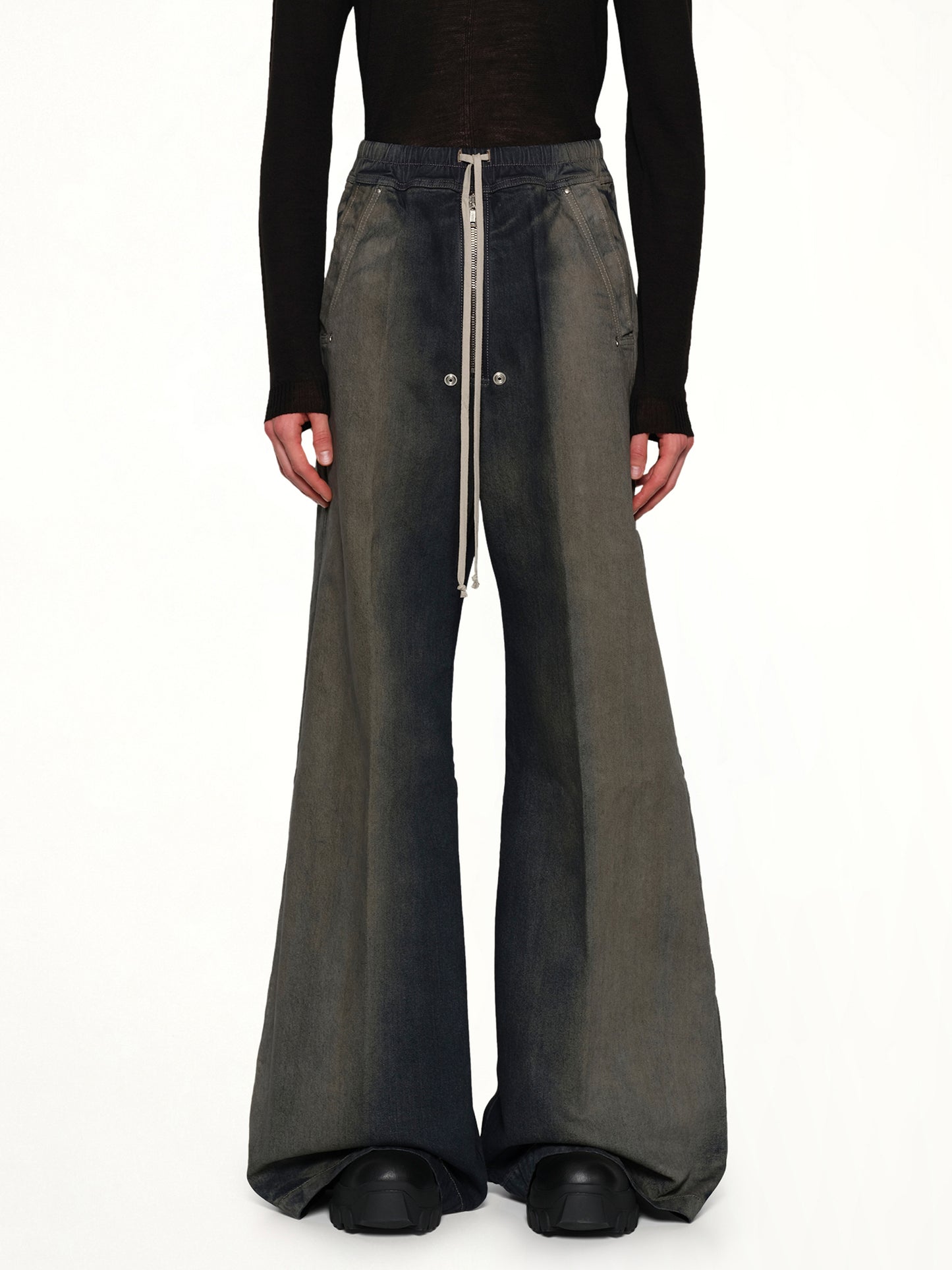Wide Bela Pants in Darkdust Degrade