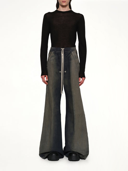 Wide Bela Pants in Darkdust Degrade
