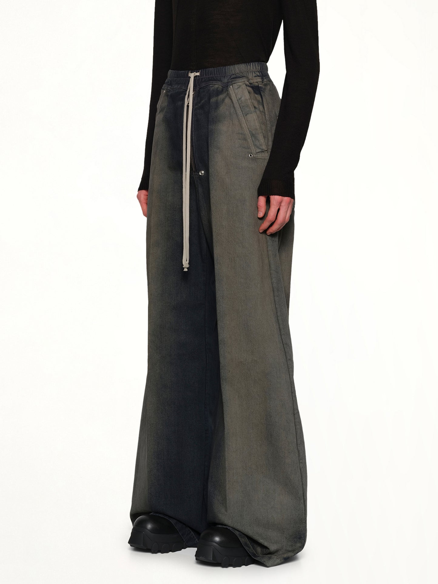 Wide Bela Pants in Darkdust Degrade