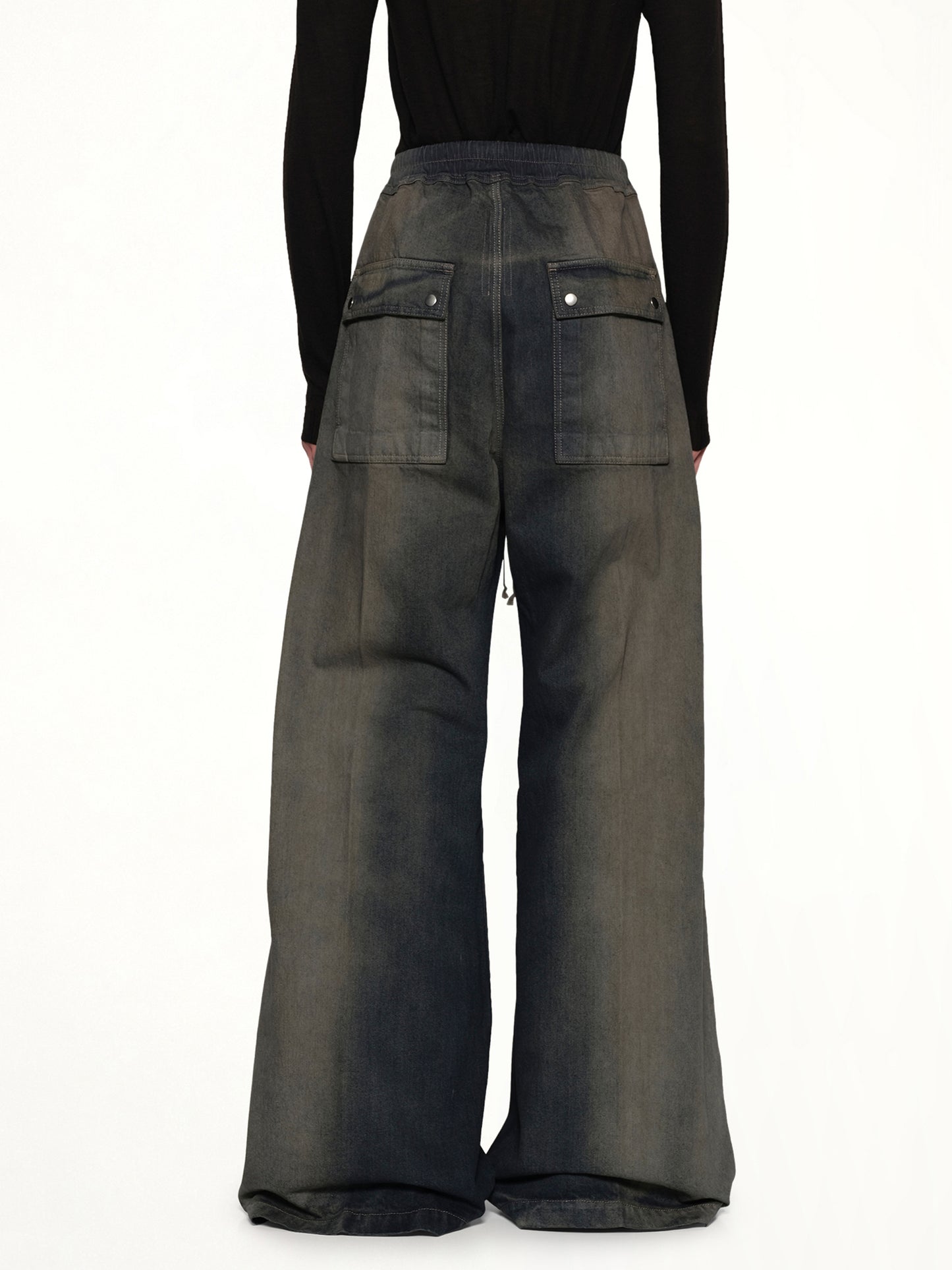 Wide Bela Pants in Darkdust Degrade