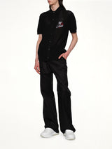 Club Amiri Crochet Shirt in Black