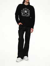 MA Crest Crewneck in Black
