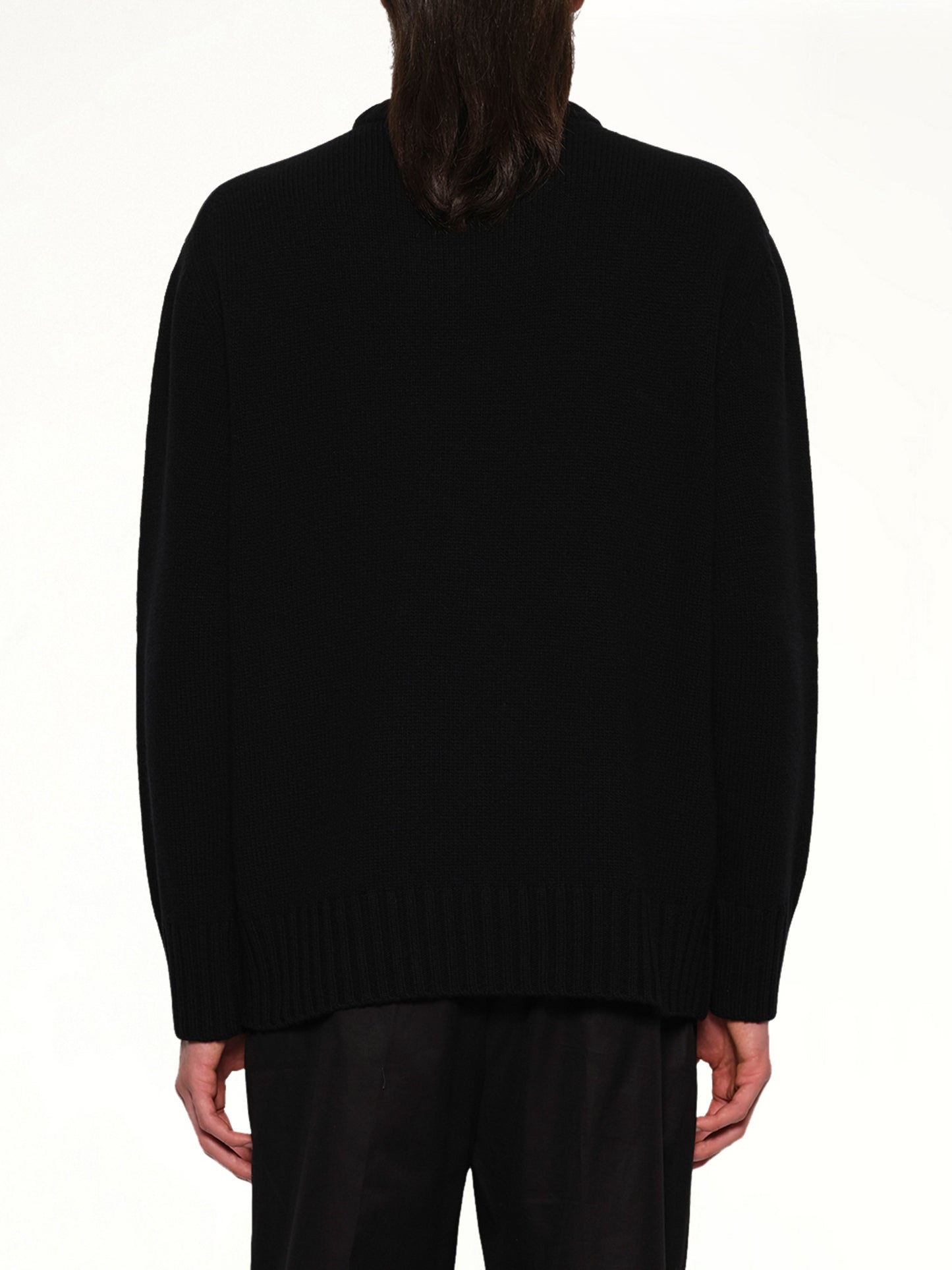 MA Crest Crewneck in Black