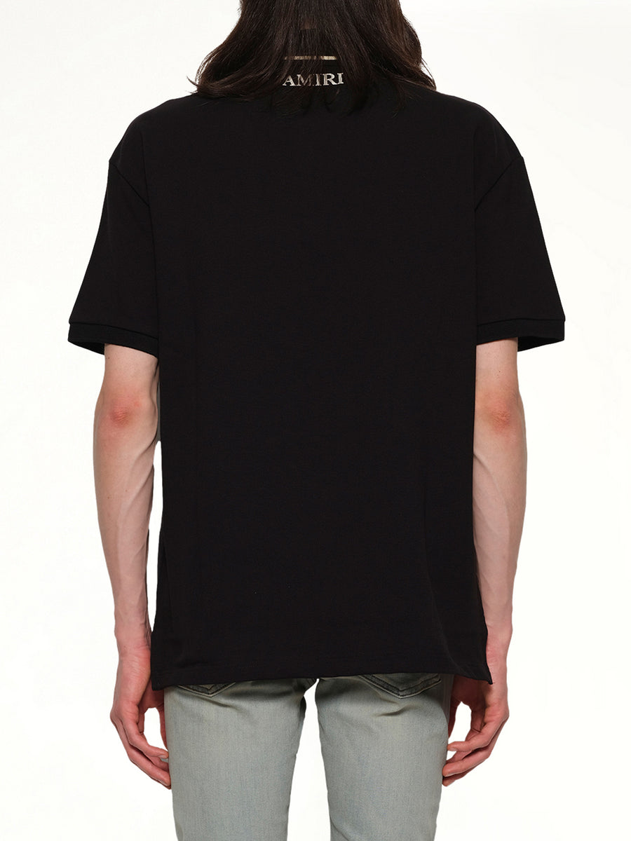 MA Crest Polo in Black
