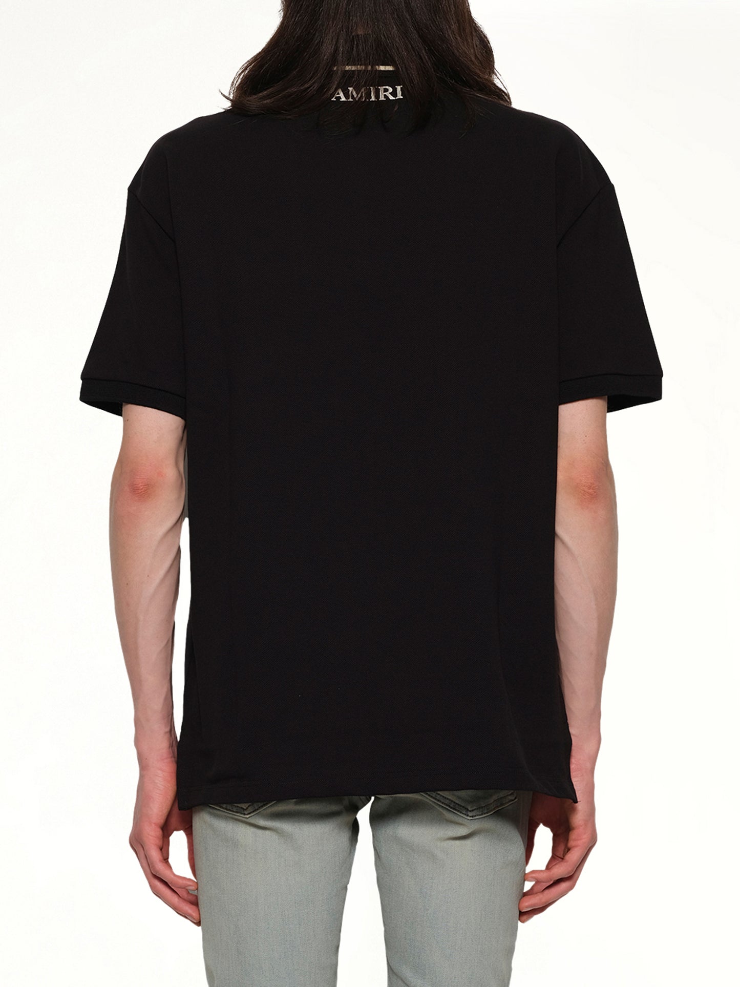 MA Crest Polo in Black