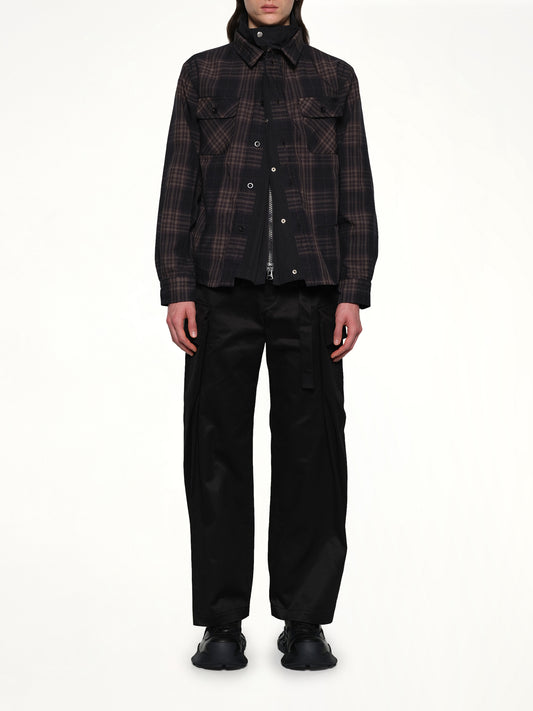 Plaid Shirt in Black