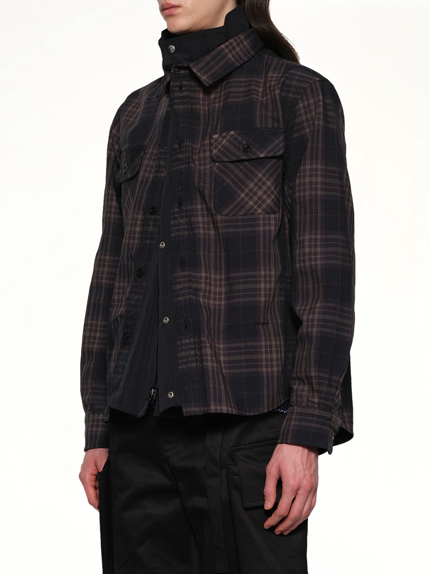 Plaid Shirt in Black