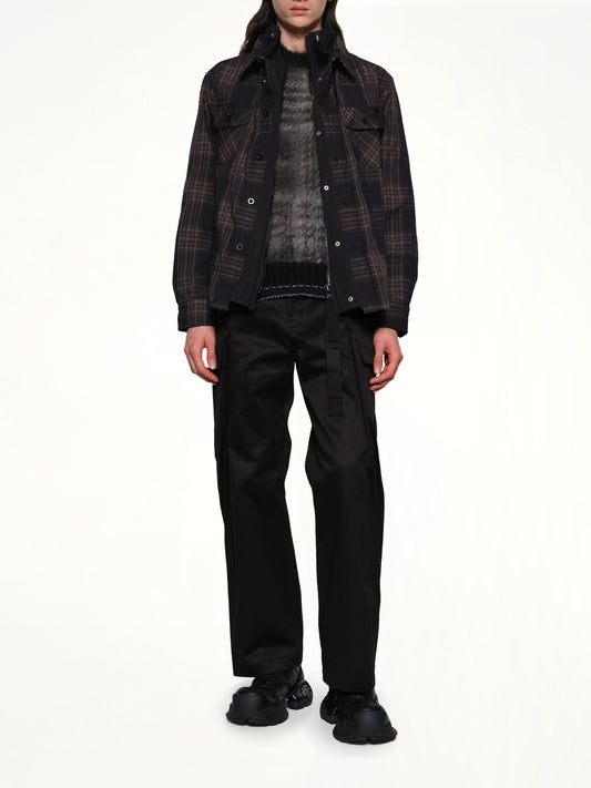 Plaid Shirt in Black