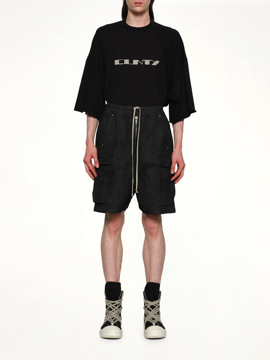 Cargobela Shorts in Black Wax
