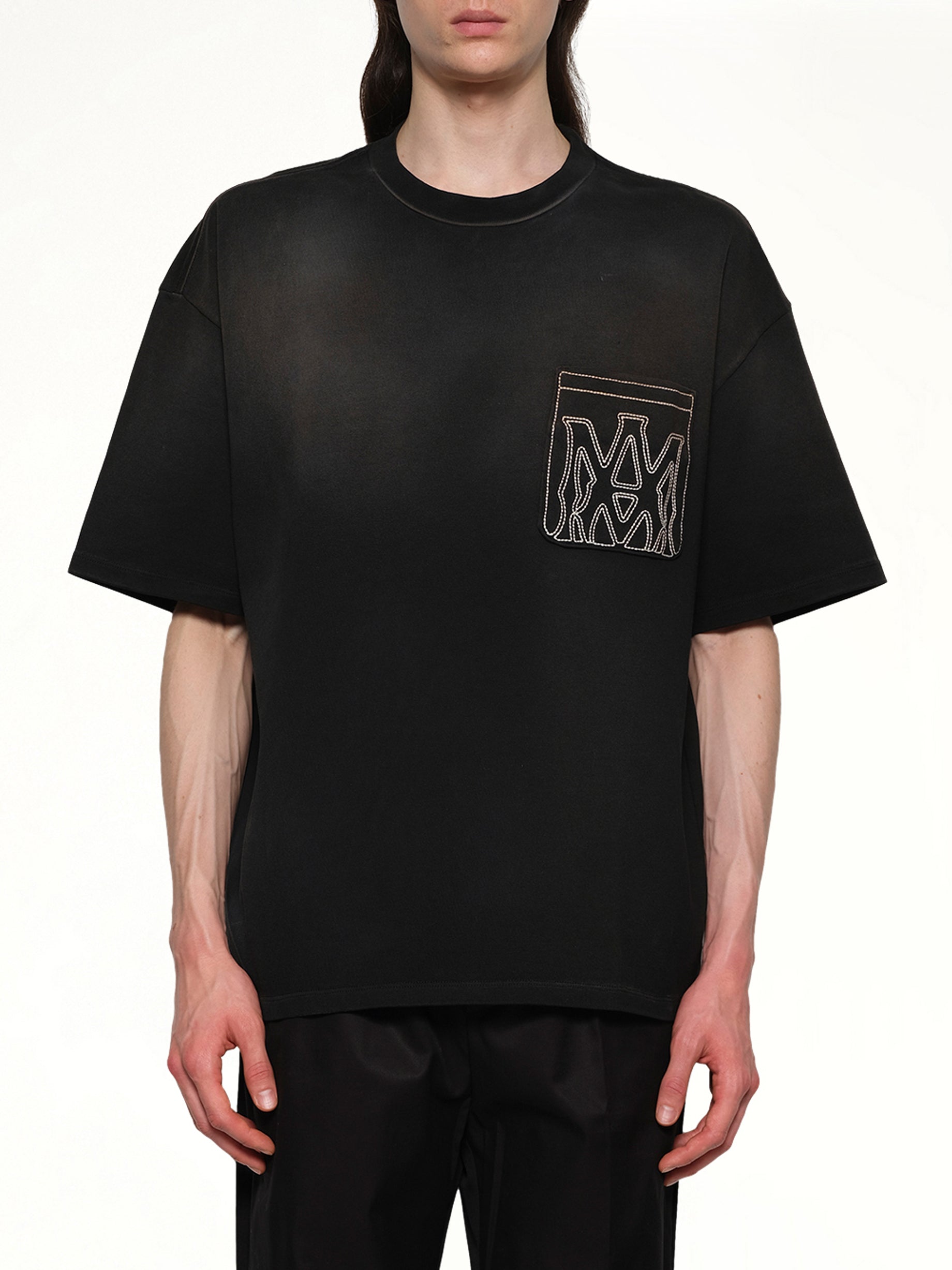 MA Outline Oversize T-Shirt in Black