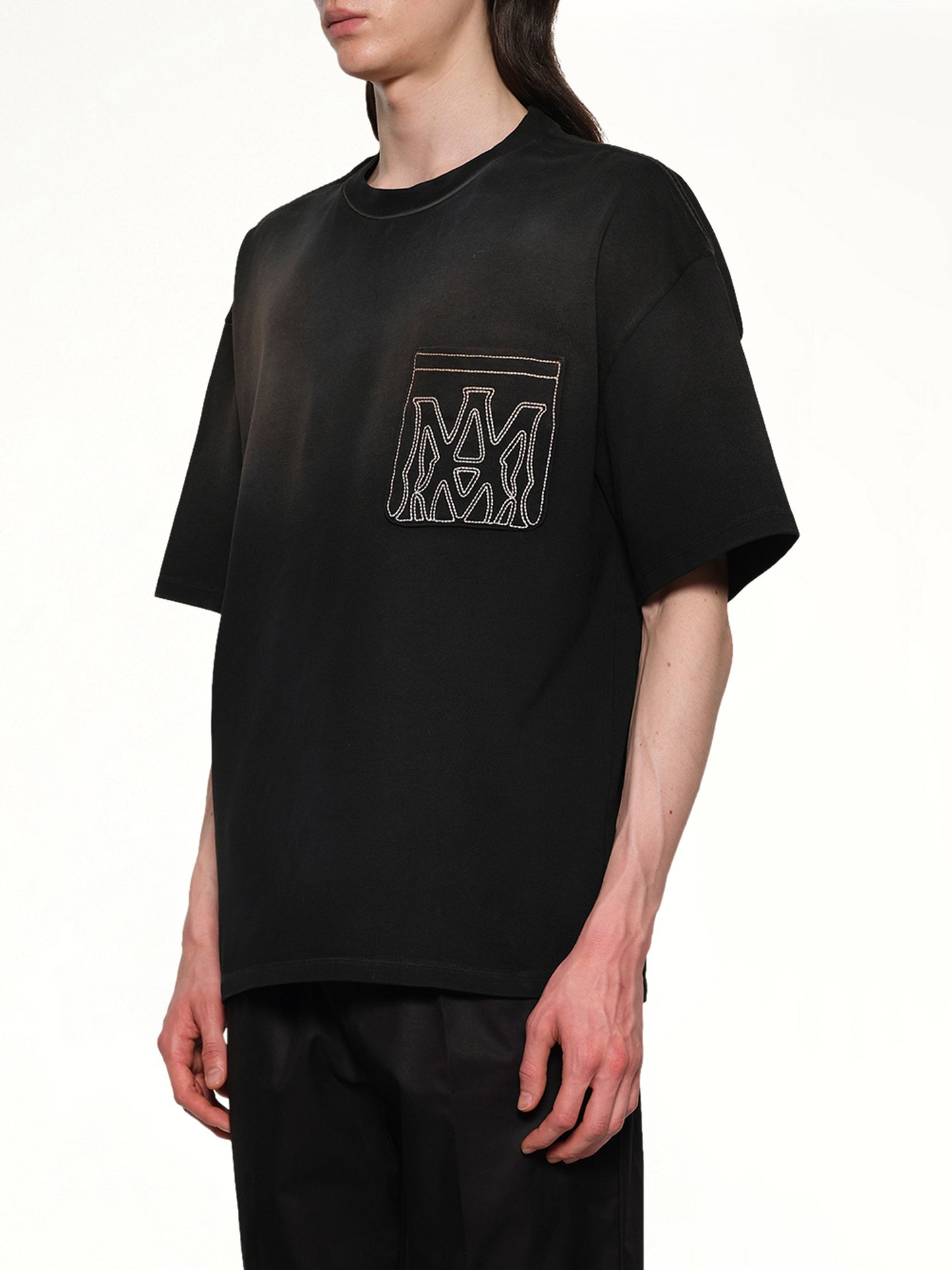 MA Outline Oversize T-Shirt in Black