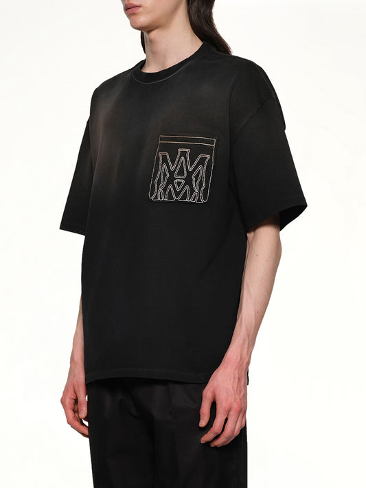 MA Outline Oversize T-Shirt in Black