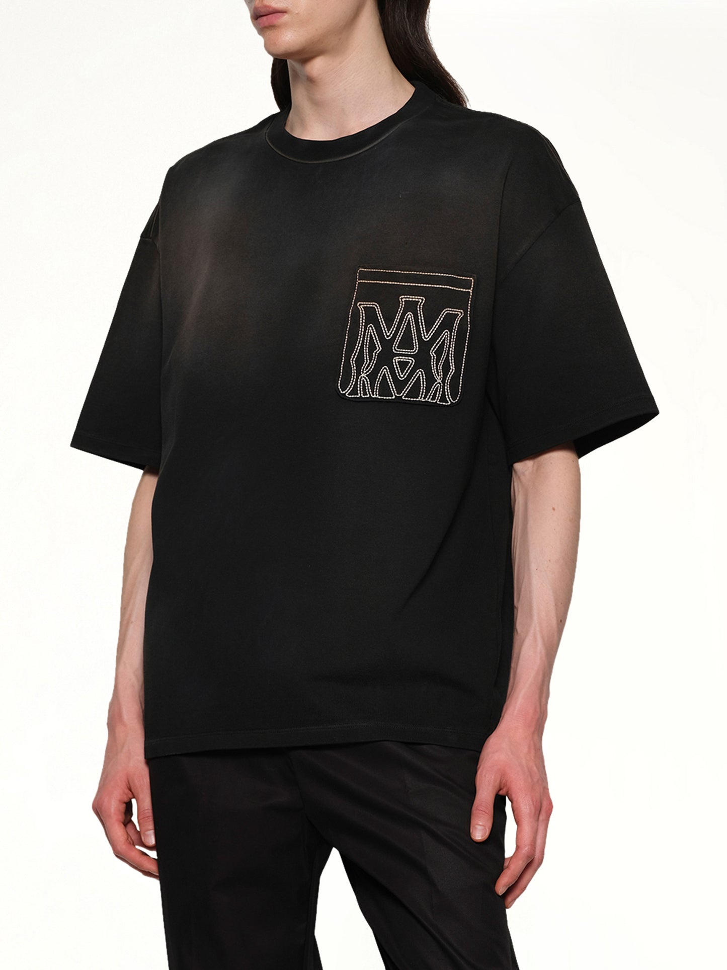 MA Outline Oversize T-Shirt in Black