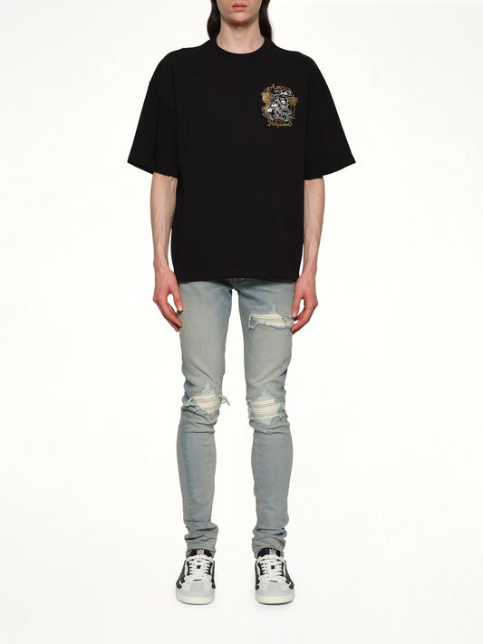 Amiri Hollywood Oversized Tee in Black