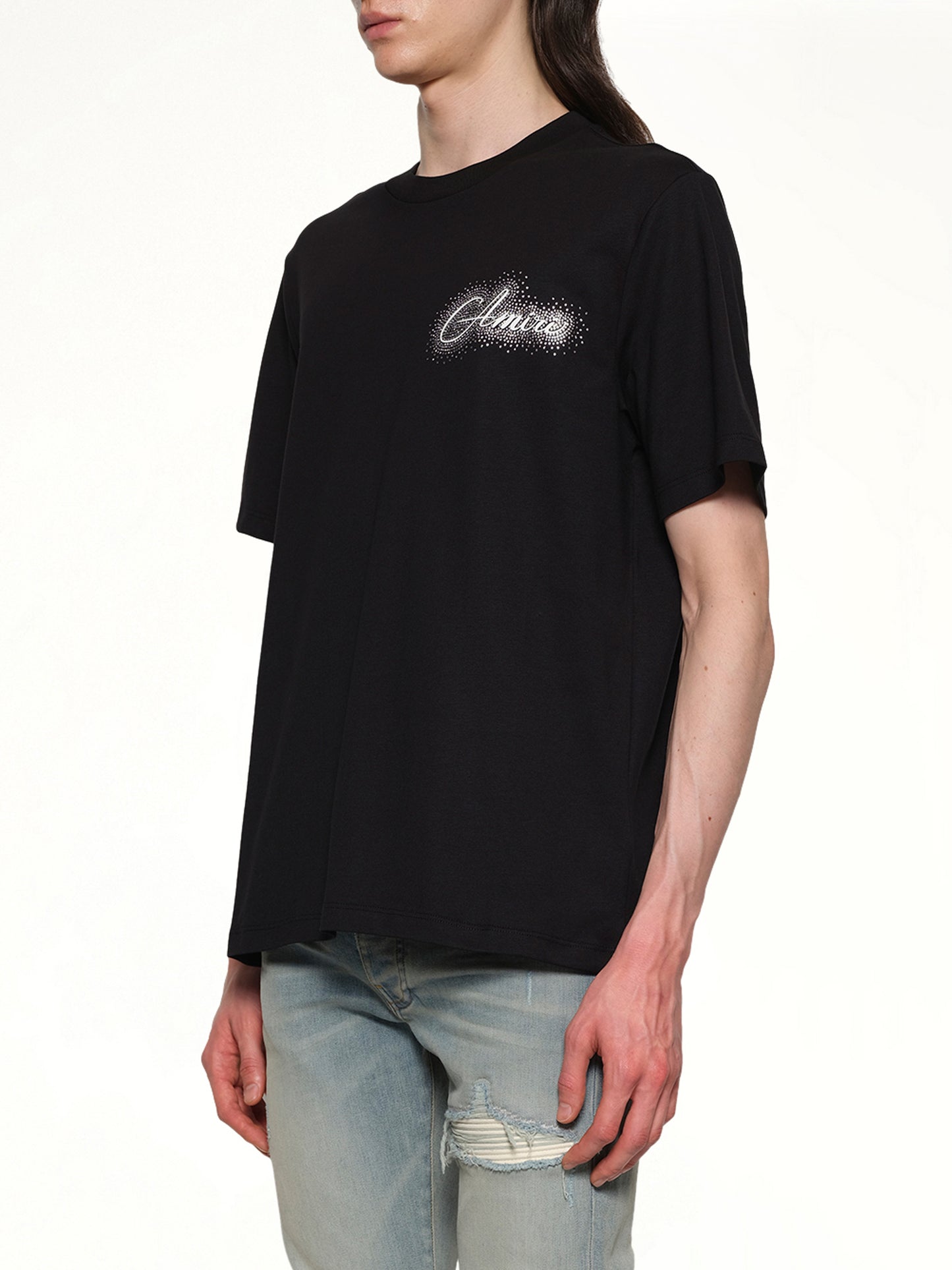 Amiri Script Tee in Black