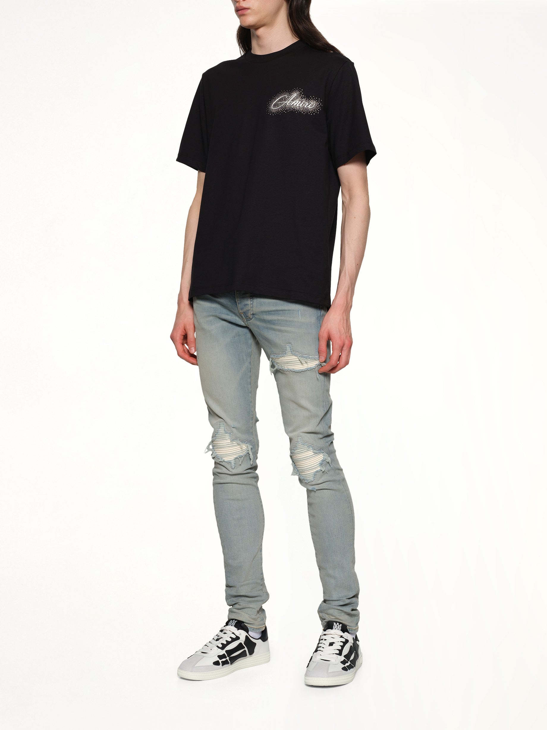 Amiri Script Tee in Black