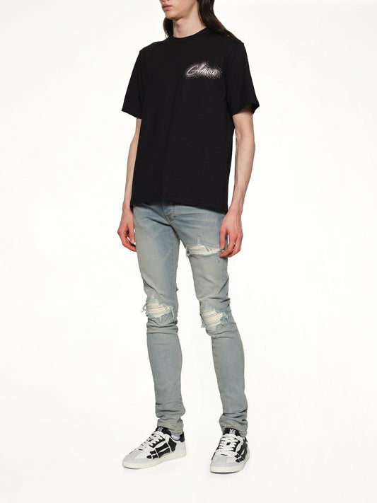 Amiri Script Tee in Black