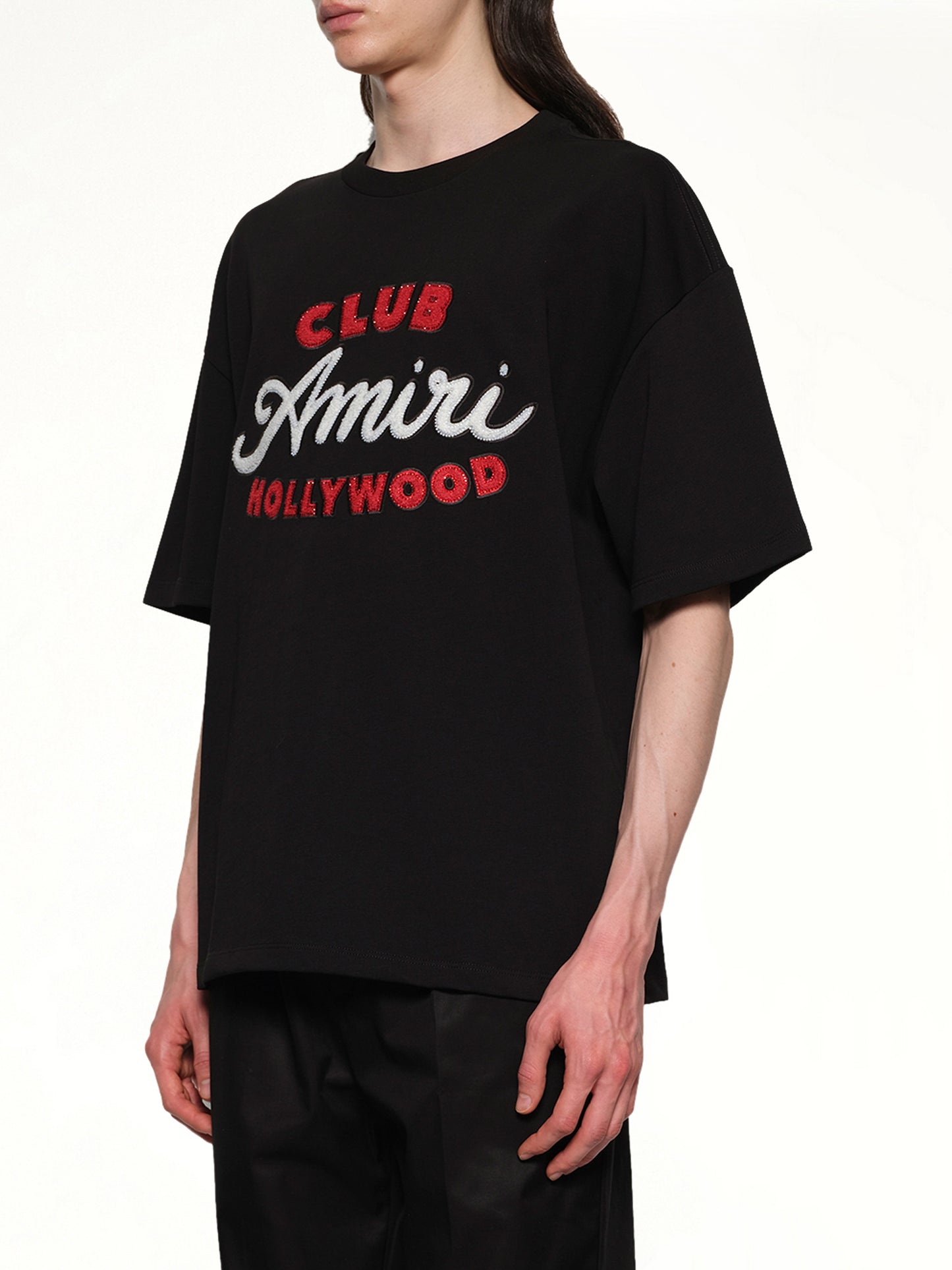 Club Amiri Overzied Tee in Black