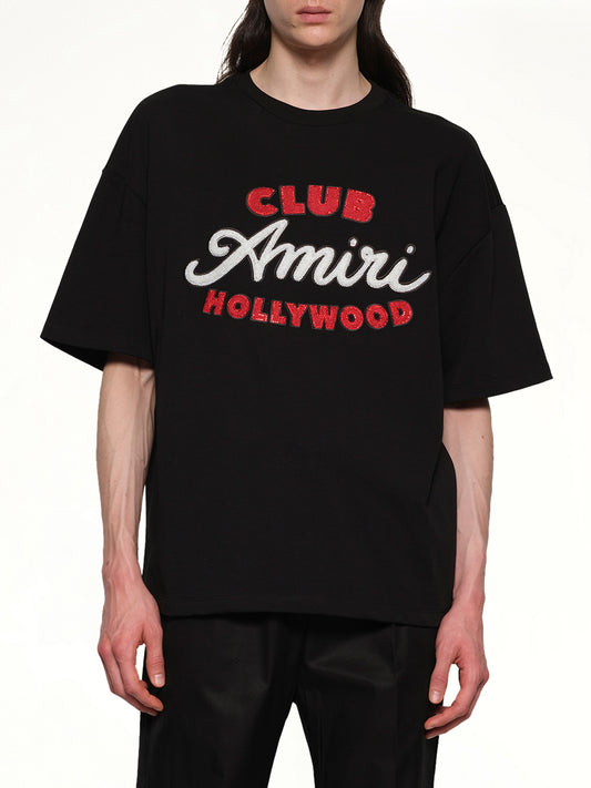 Club Amiri Overzied Tee in Black
